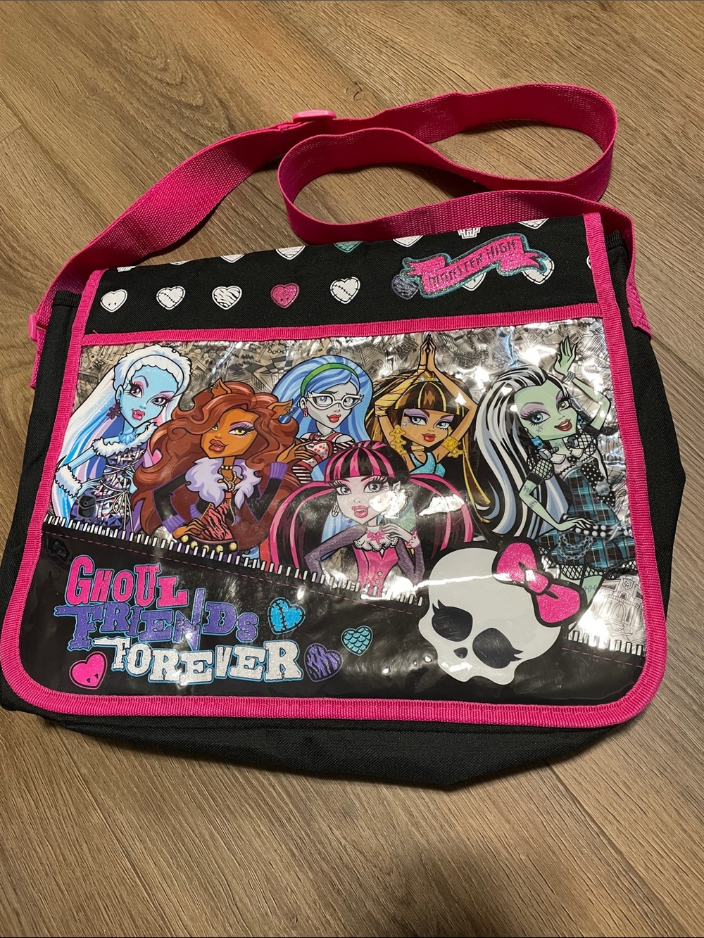 2013 Monster High Messenger Bag Ghoul Friends Forever